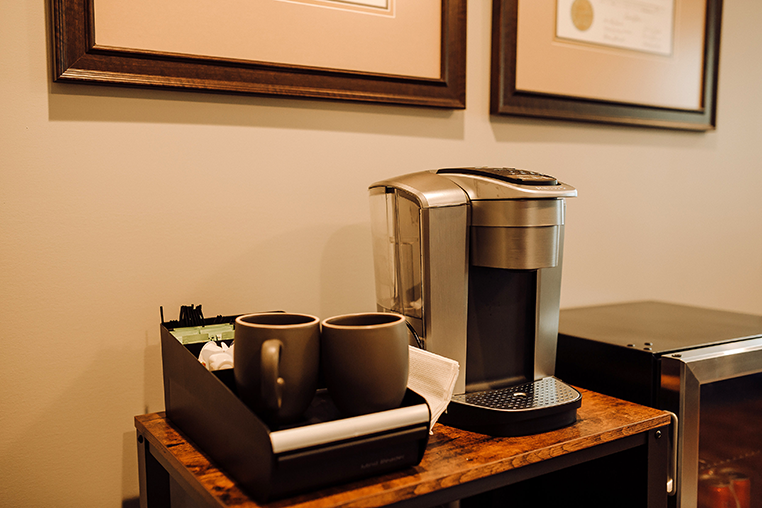 Coffee Maker at Andrea Henning Law in Lima, Ohio